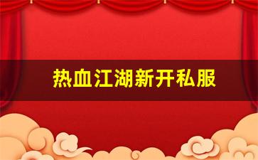 热血江湖新开私服 (3)