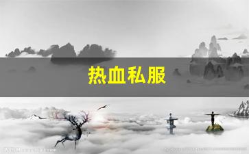热血私服(热血游戏官网)