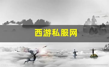 私服发布网：西游私服网(西游网游戏平台)