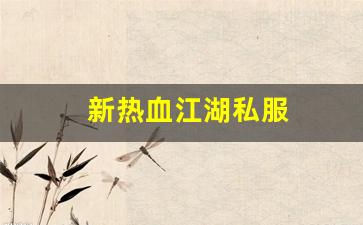 新热血江湖私服(新热血江湖官网) (2)