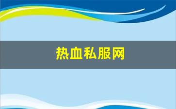 热血江湖私服网：热血私服网(热血 sfc) (2)