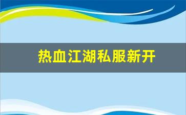 热血江湖私服新开 (7)