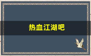 热血江湖吧(热血江湖吧资深枪客加点) (2)